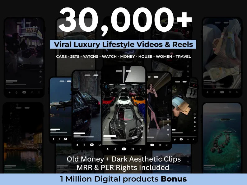 Luxury Aesthetic Reels Bundle